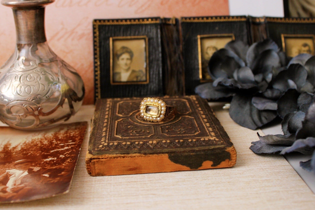 Antique Mourning Jewelry: Sentiment and Symbolism - Clover Collective Antiques