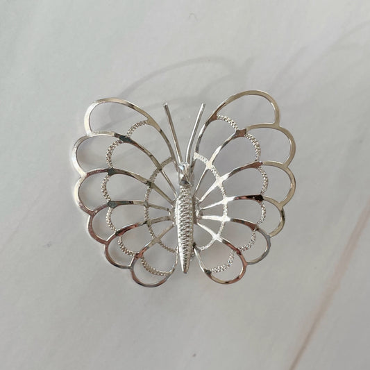 Mid-Century Bond Boyd Sterling Silver Butterfly Brooch
