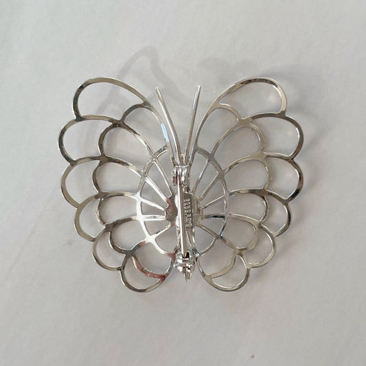 Mid-Century Bond Boyd Sterling Silver Butterfly Brooch