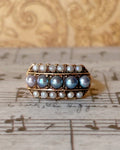 Victorian 14k Rose Gold and Pearl Ring - Clover Collective Antiques